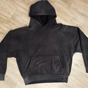 Yeezy Gap Polar Fleece Hoodie Unreleased Mens Large Black